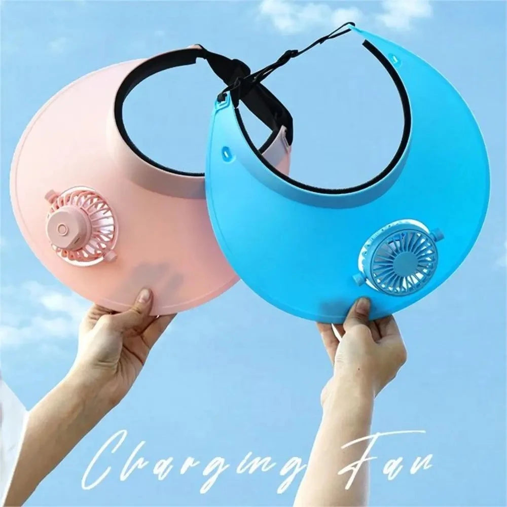 Cooling Fan Hat – Stay Cool, Hands-Free & Stylish