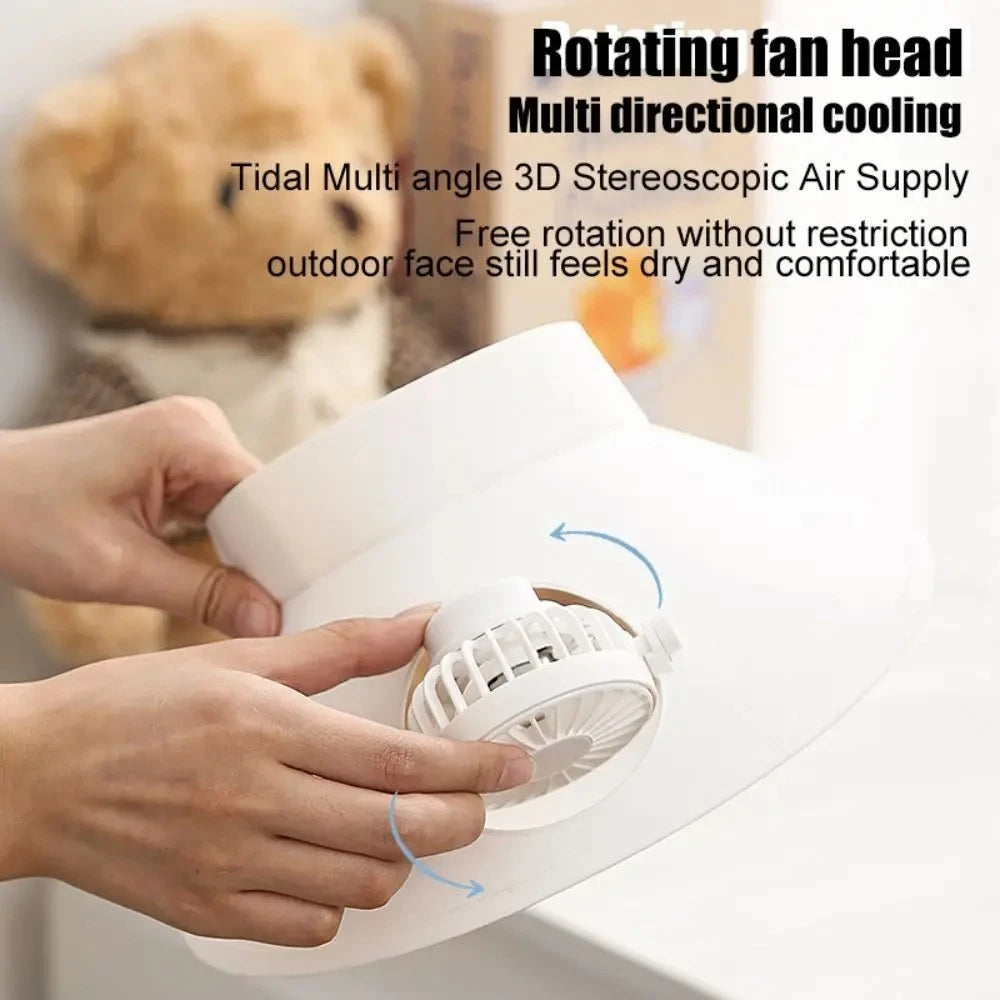 Cooling Fan Hat – Stay Cool, Hands-Free & Stylish