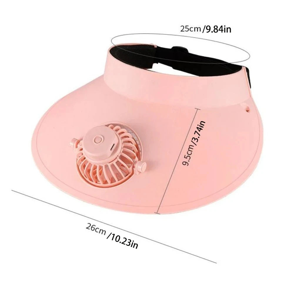 Cooling Fan Hat – Stay Cool, Hands-Free & Stylish
